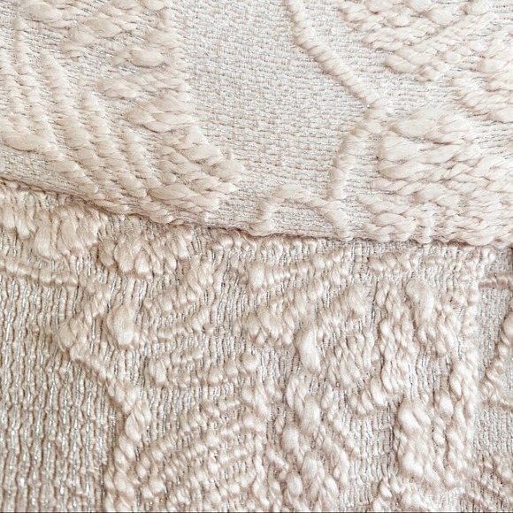 Bebe Blush Pink Floral Brocade Skater Skirt NWOT - Picture 6 of 7